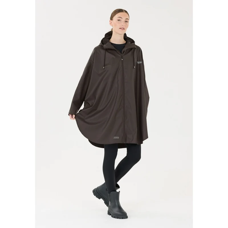 Veste vélo femme imperméable ample Weather Report Flame