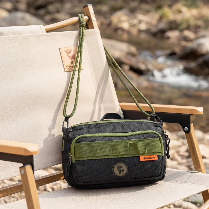 Qunature 2,5L Outdoor Umhängetasche Sling Bag