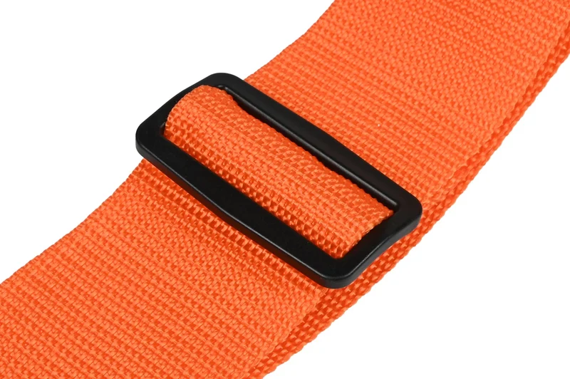 Gepäckgurt mit Zahlenschloss orange – Breite ca. 5 cm, Länge ca. 180 cm, Farbe orange