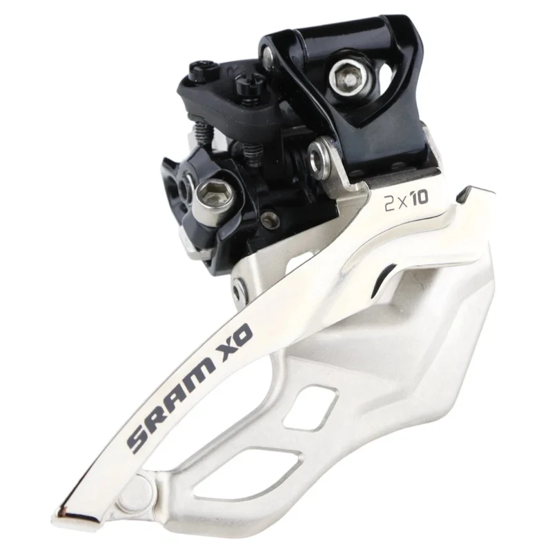 SRAM X0 Umwerfer 2x10-fach | High Clamp 31,8 mm | Bottom Pull | schwarz