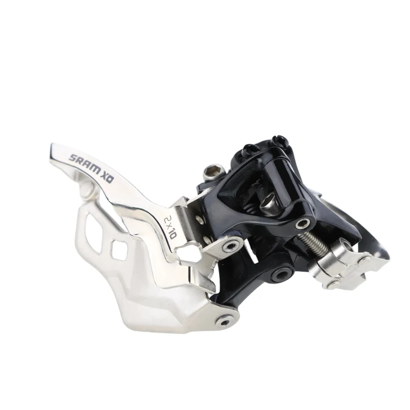 SRAM X0 Umwerfer 2x10-fach | High Clamp 31,8 mm | Bottom Pull | schwarz