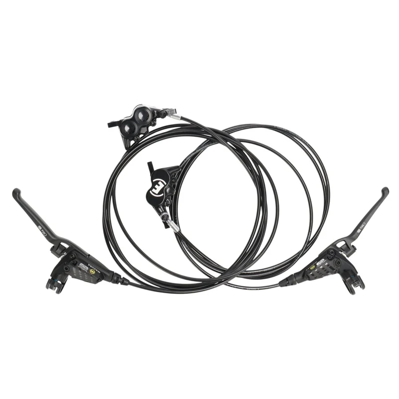 Magura CMe5 Scheibenbremsen Set | 4-Finger Aluminium Bremshebel mit Kugelkopf | 4-Kolben | ohne Befestigungsschrauben