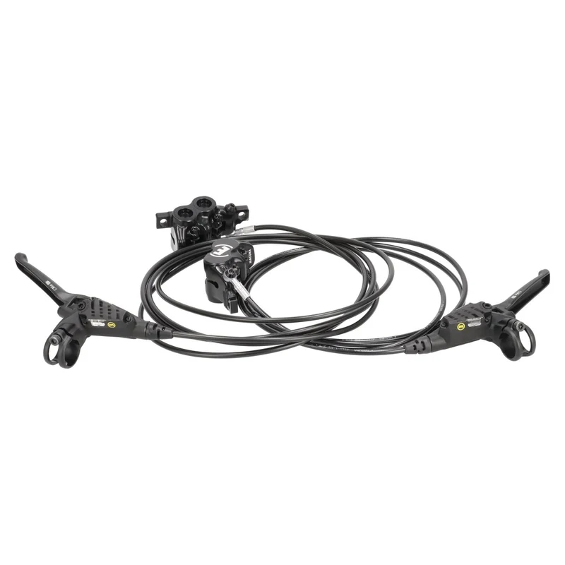 Magura CMe5 Scheibenbremsen Set | 4-Finger Aluminium Bremshebel mit Kugelkopf | 4-Kolben | ohne Befestigungsschrauben