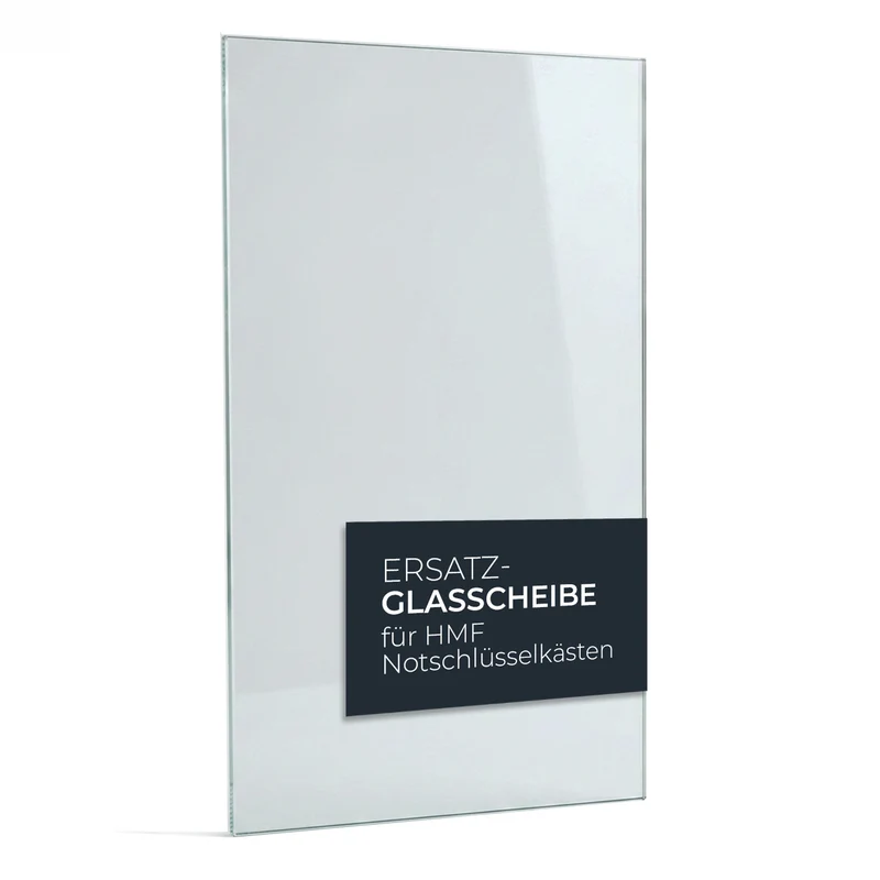 Ersatzglasscheibe Notschlüsselkasten, HMF 1022, 12 x 6,2 cm