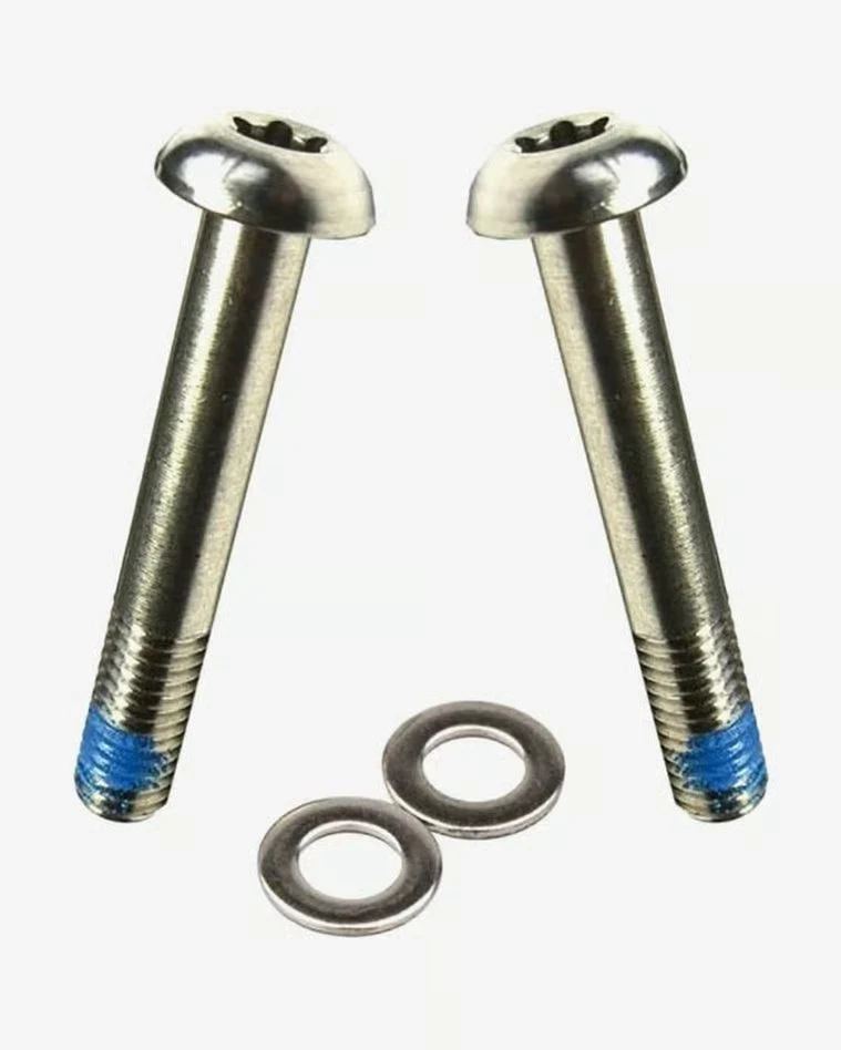 SRAM Flat Mount Adapter Titanschrauben T25 2Stk Silber
