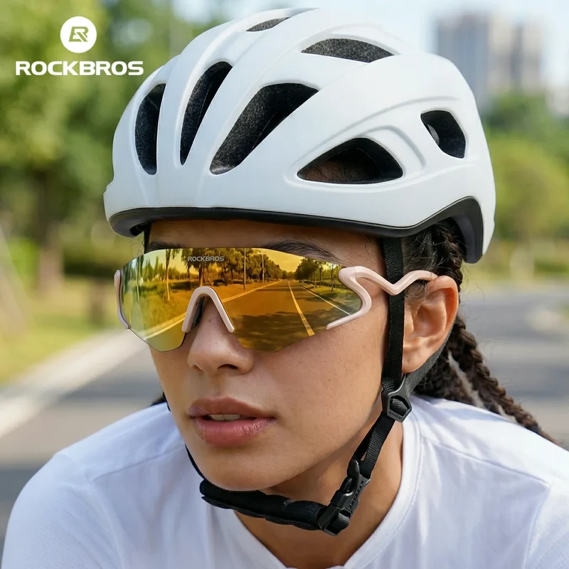 Photochrome Fahrradbrille mit UV400 Schutz