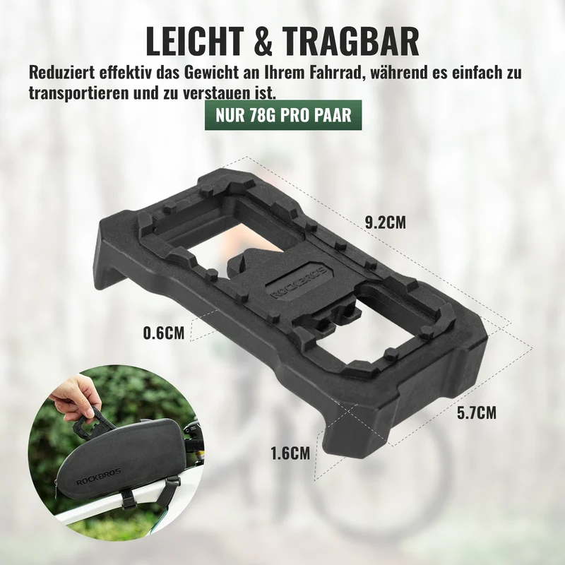 SPD Pedaladapter Kompatibel mit Shimano M520/M540/M8000/M9000