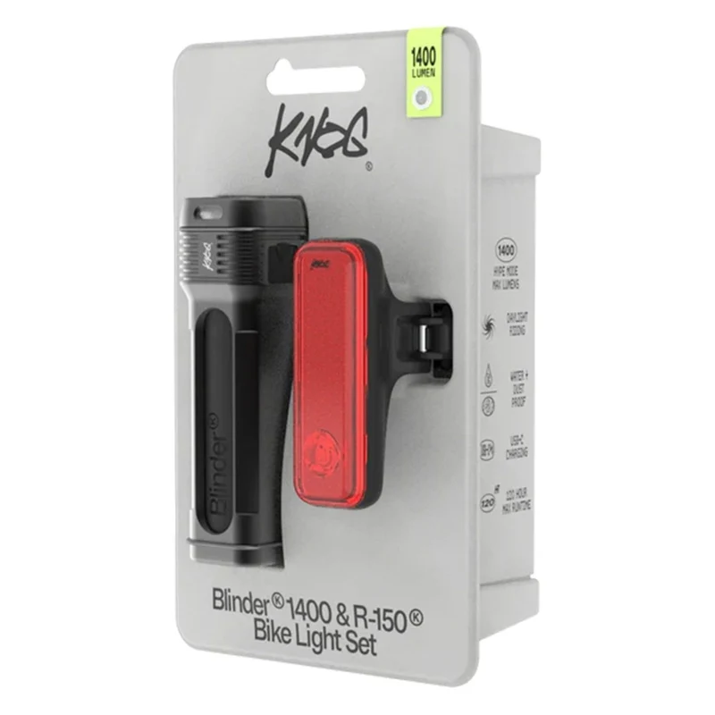 Kit éclairage LED vélo Knog Blinder Pro 1400 / Blinder R150