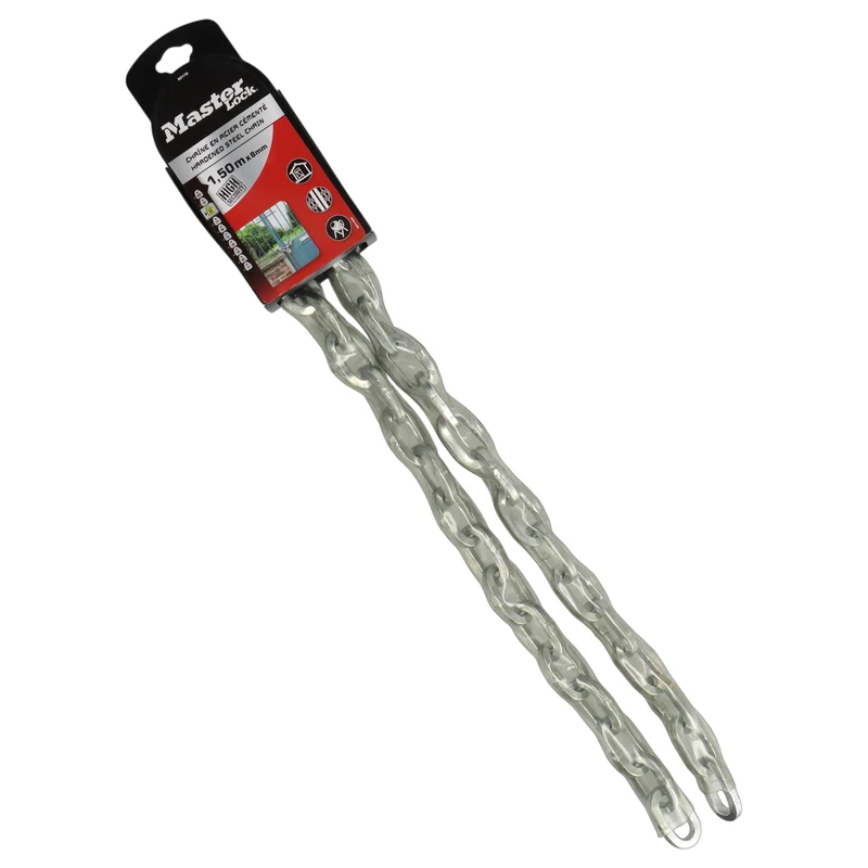 Master Lock 8017 Stahlkette | 8 mm x 1500 mm | Vinylbeschichtet | Sicherheitsklasse 8