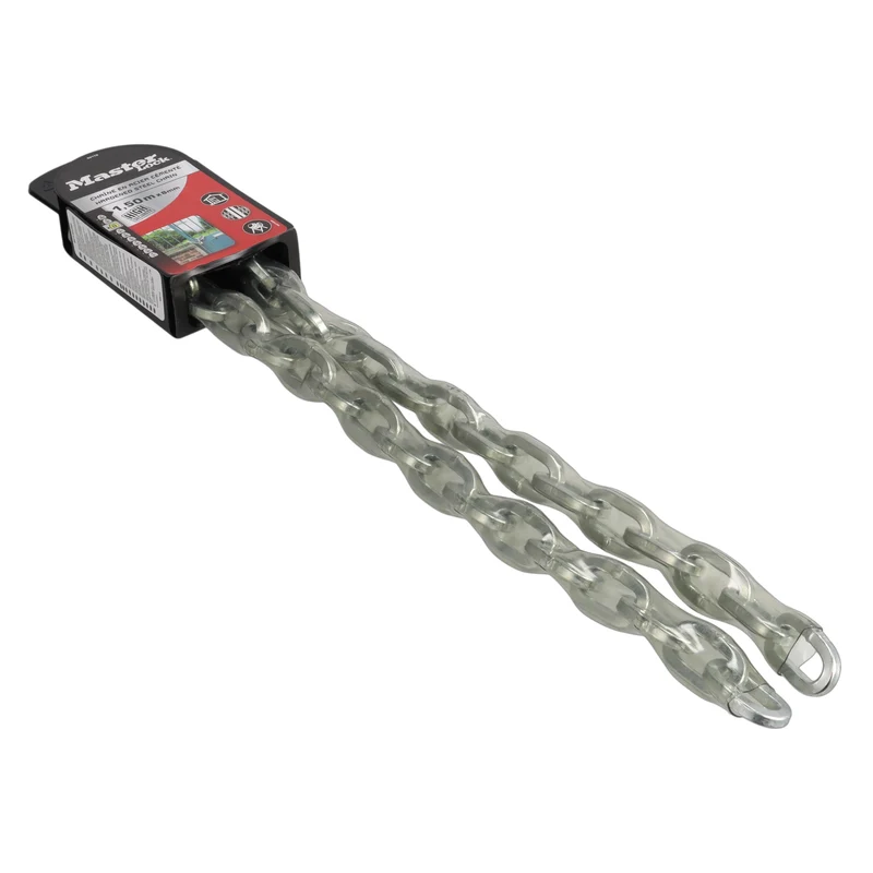 Master Lock 8017 Stahlkette | 8 mm x 1500 mm | Vinylbeschichtet | Sicherheitsklasse 8
