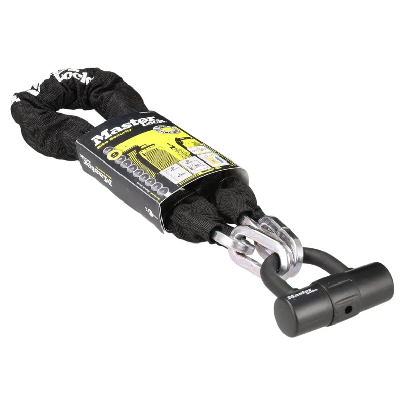 Master Lock 8234 Kettenschloss | 900 mm | 10 mm Stahlkette | Bügelschloss