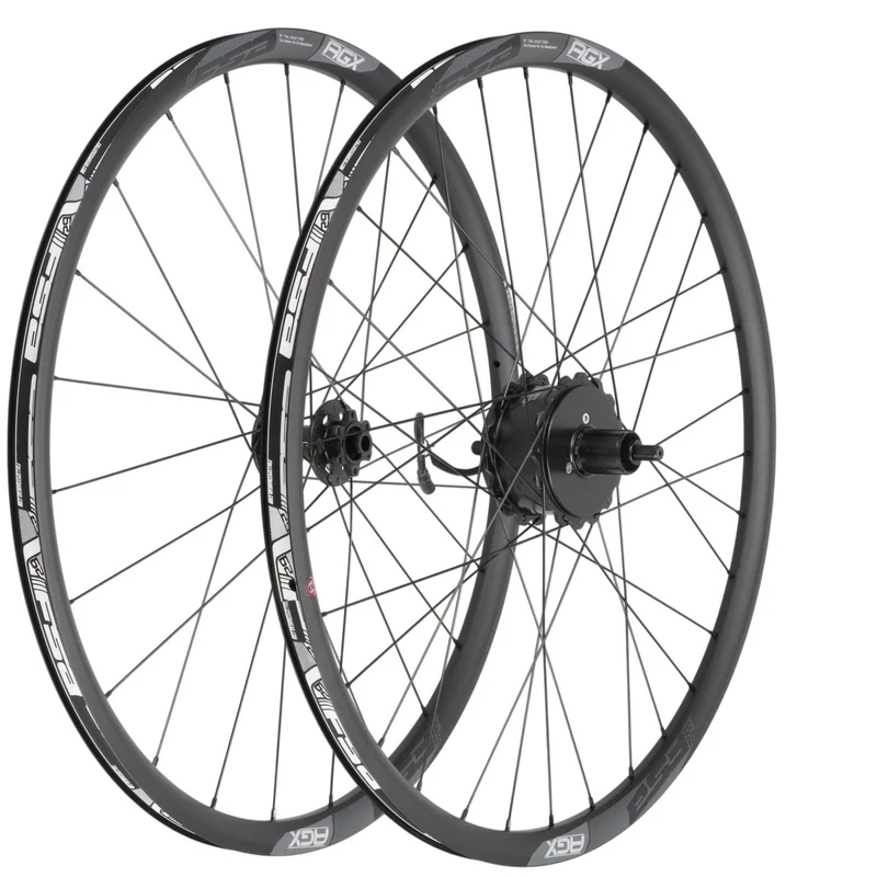 FSA AGX Alloy | 28 Zoll Laufradsatz mit Motor | Disc 6-Loch | X-Series X35-M1C-EU Hinterradantrieb
