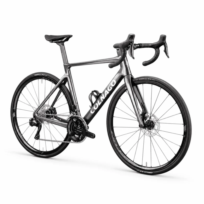 Colnago V4 Carbon Rennrad | Shimano 105 Di2 2x12-fach | Grau