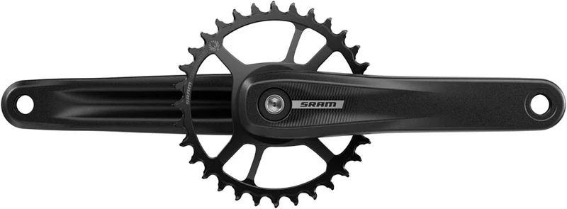 Kurbelgarnitur/Blatt Sram S100 Eagle 148 Boost PowerSpline DM 32T 12s Aluminium Schwarz
