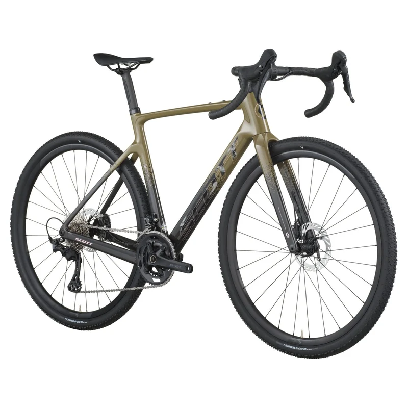 Scott Addict Gravel 40 2026 Kaki Green/Carbon Black