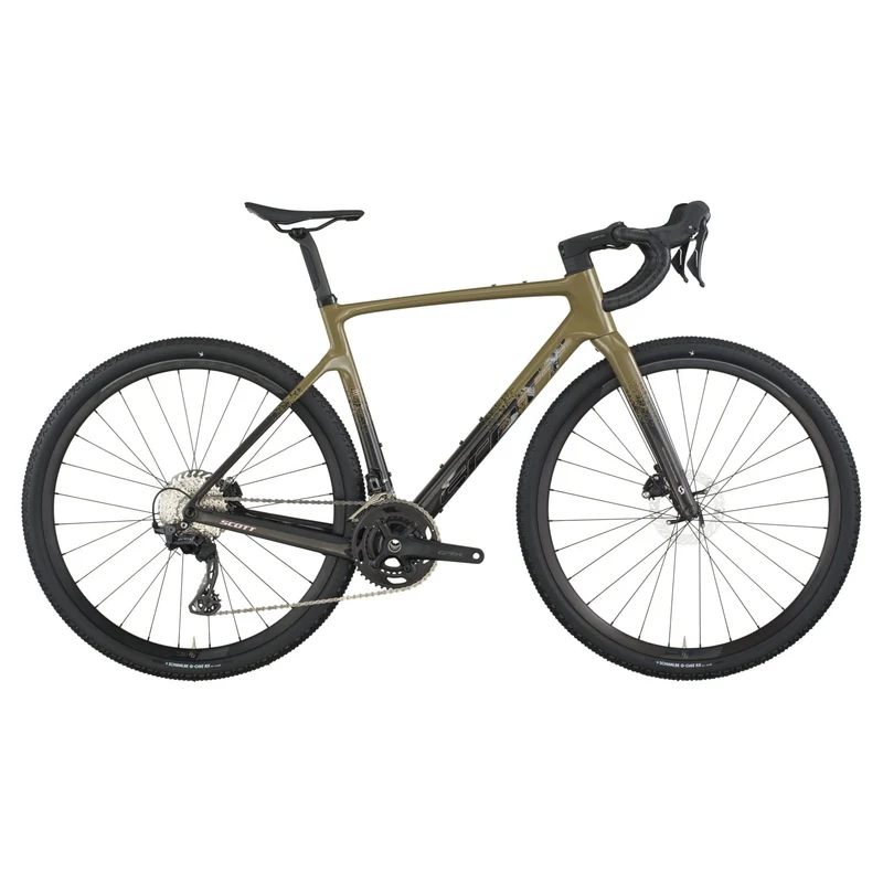 Scott Addict Gravel 40 2026 Kaki Green/Carbon Black