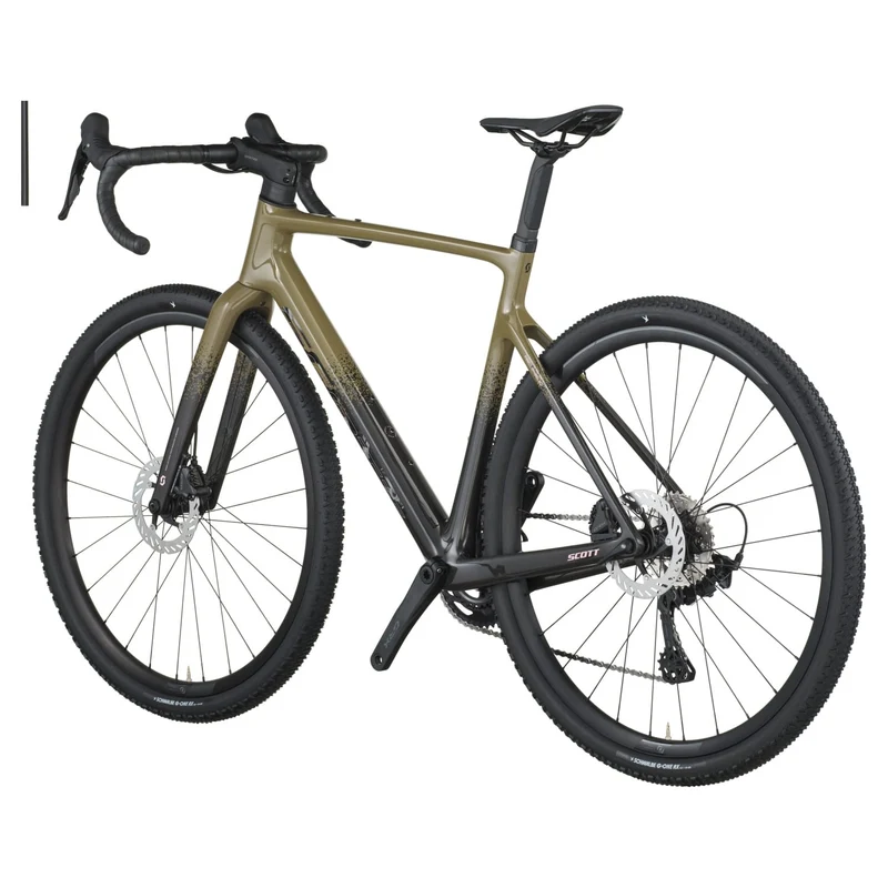 Scott Addict Gravel 40 2026 Kaki Green/Carbon Black