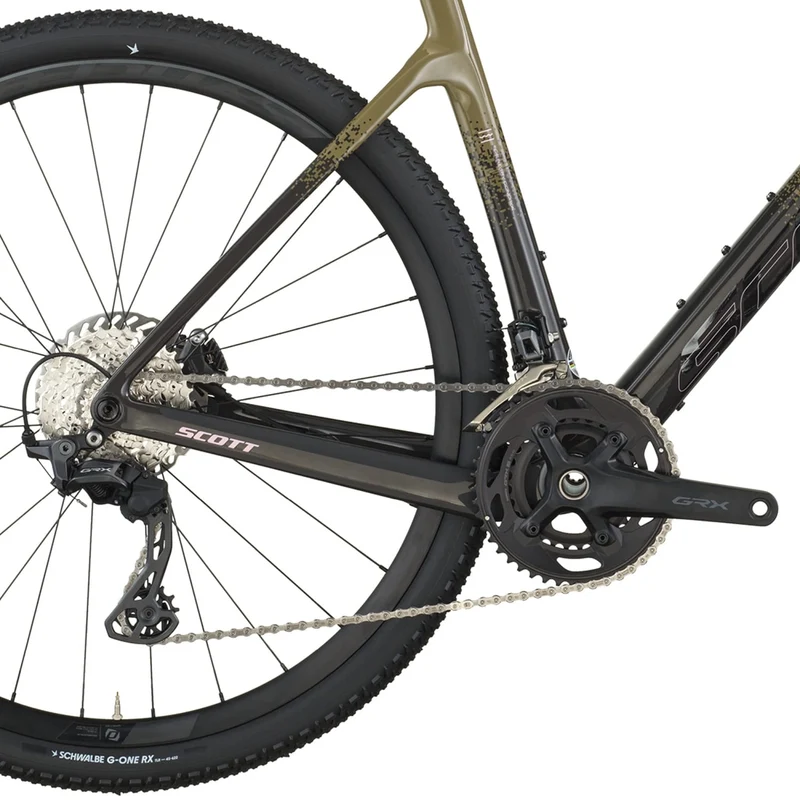 Scott Addict Gravel 40 2026 Kaki Green/Carbon Black