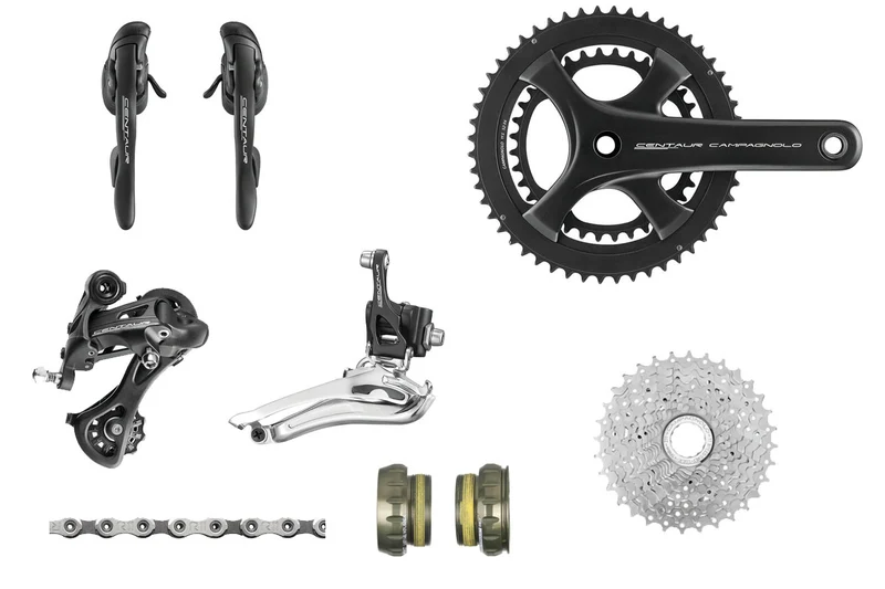 Campagnolo Centaur 11-Speed Groupset Without Brakes - Black