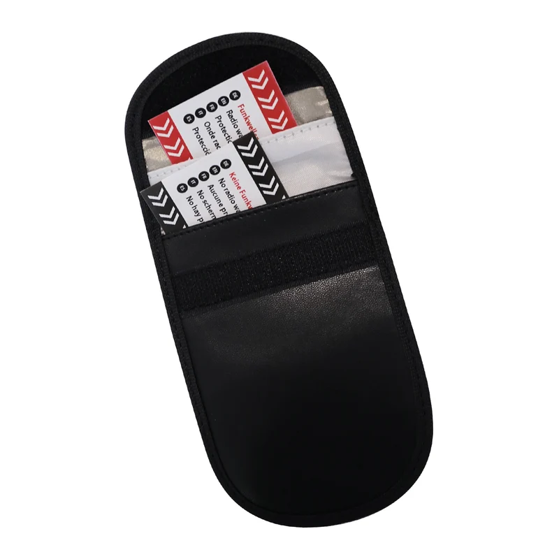 RFID Schutztasche Smartphone Autoschlüssel, Abschirmung, HMF 3403-02, 13,5 x 9,5 x 1,5 cm