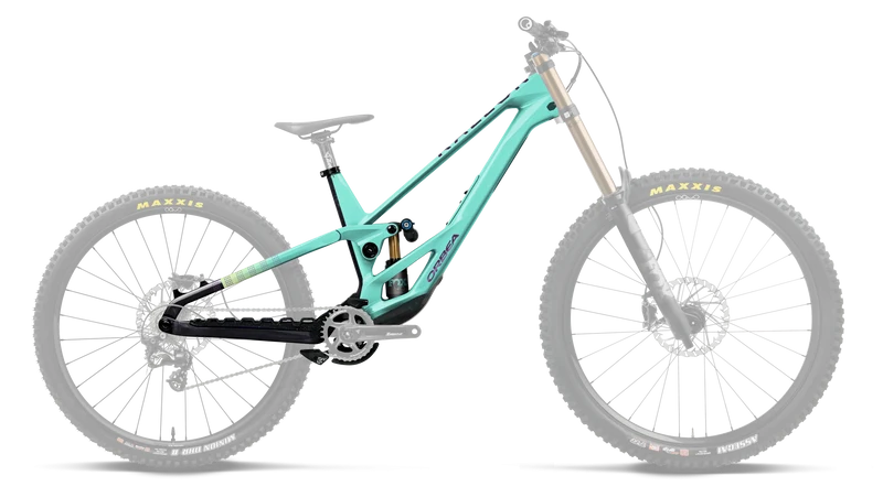 Orbea Rahmensatz Rallon 442 DH 2027 Aloha Green/Fantasy Purple Carbon View Gloss