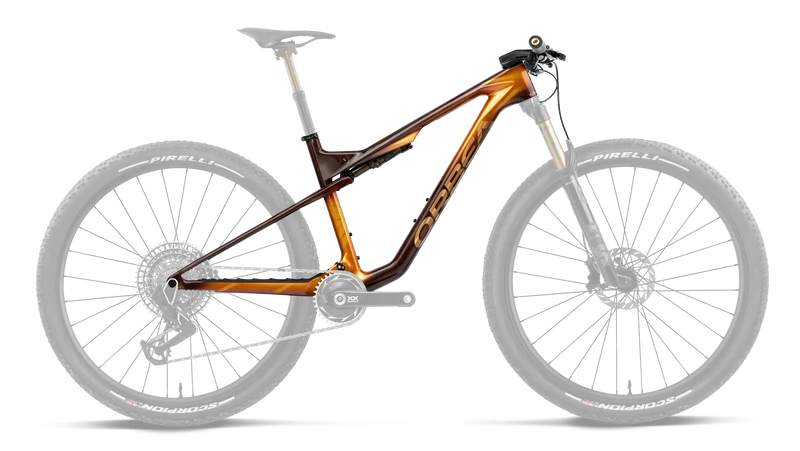 Orbea Rahmensatz Oiz OMX+IL SL R+K 2027 Caramel Carbon View/Leo Orange Gloss