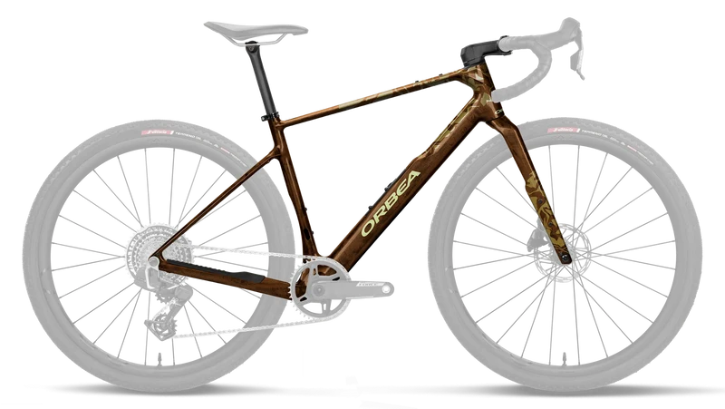 Orbea Rahmensatz Terra OMR 2027 Caramel Carbon View Gloss