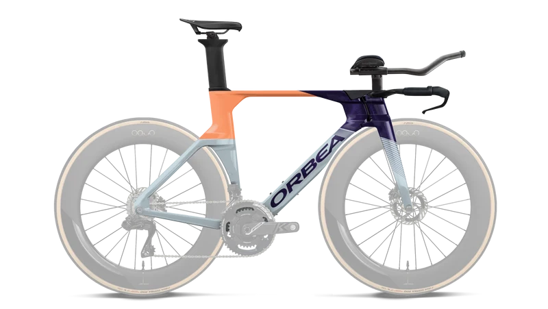 Orbea Rahmensatz Ordu OMX 2027 Halo Silver/Tanzanite C. View/Orange Cloud Gloss