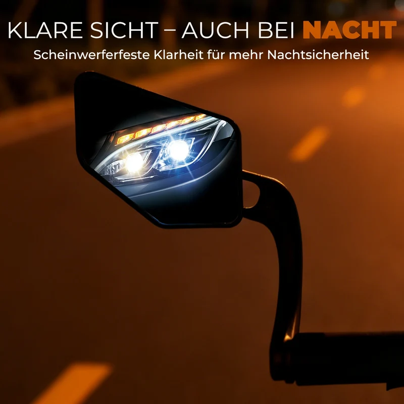 Fahrradspiegel HD Sicherer Fahrrad Rückspiegel für Lenke