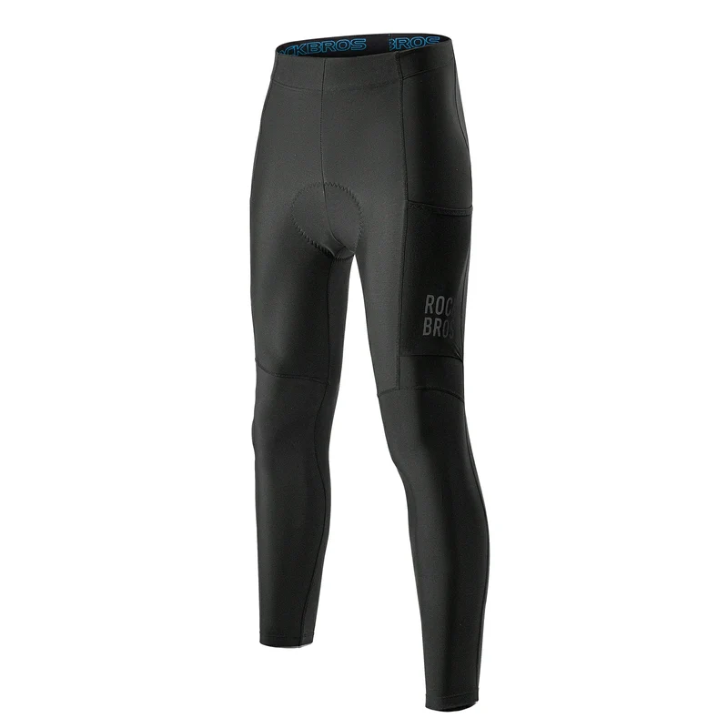 Lang Fahrradhose für Herren Thermo Radlerhose 3D gepolstert