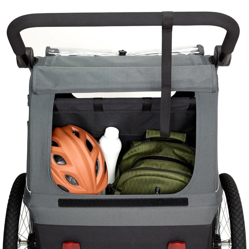 Remorque vélo pour enfant et poussette 2-en-1 Polisport dès 7 mois