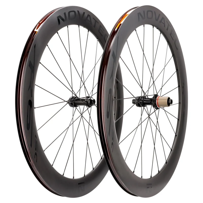Novatec R6 Disc | Laufradsatz 28" Carbon | Rennrad | Centerlock | 12x100 / 12x142 mm | Shimano HG