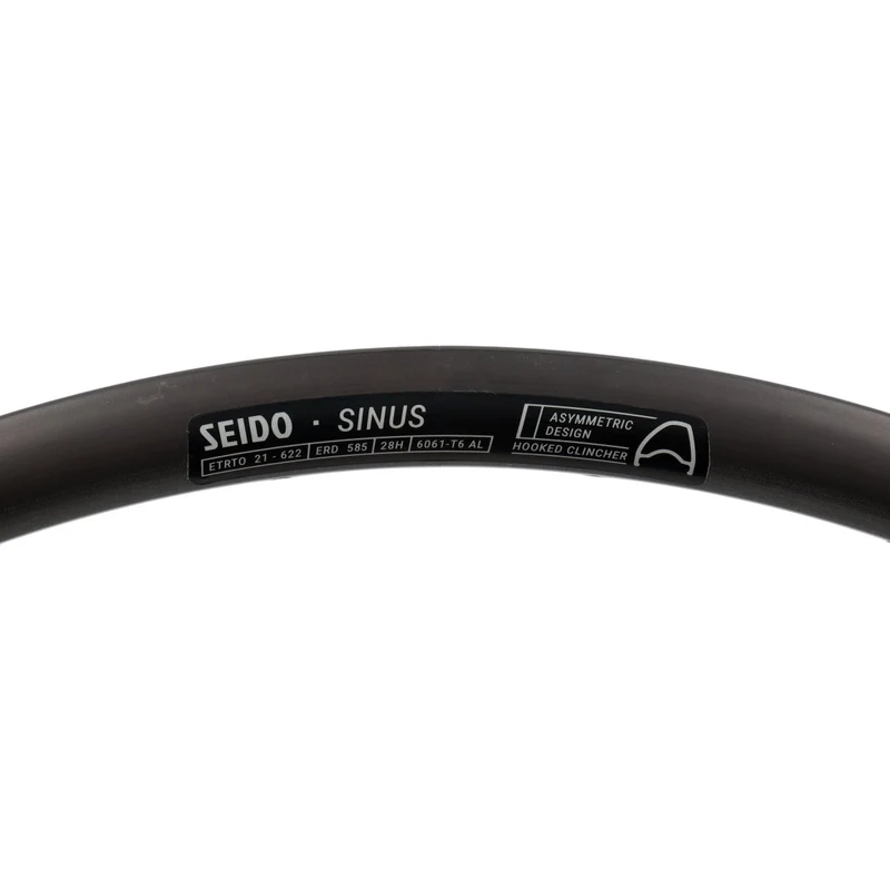 Seido SINUS Felge 28" | 21 mm Gravel | 28 Loch | Tubeless Ready | Disc