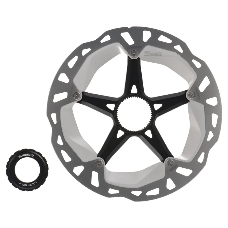 Shimano Deore XT RT-MT800 Bremsscheibe 180 mm | Centerlock | Ice Technologies Freeza | inkl. Lockring