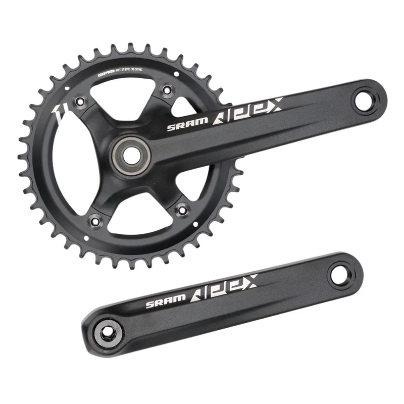SRAM Apex 1 Kurbelgarnitur | 172,5 mm | 40 Zähne | GXP | 1x10-/11-fach | Rennrad, Gravel