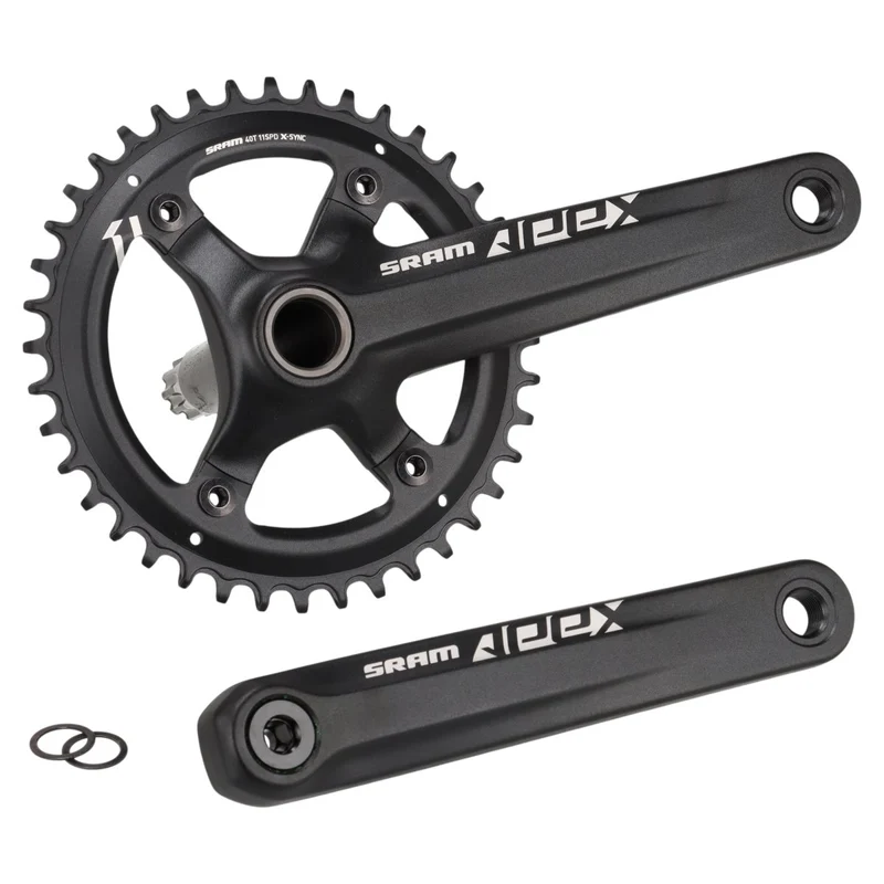 SRAM Apex 1 Kurbelgarnitur | 172,5 mm | 40 Zähne | GXP | 1x10-/11-fach | Rennrad, Gravel