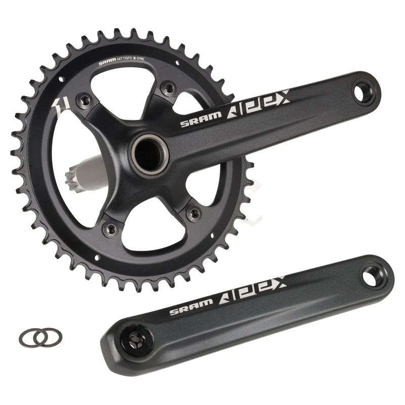 SRAM Apex 1 Kurbelgarnitur | 175 mm | 44 Zähne | GXP | 1x10-/1x11-fach | Rennrad, Gravel
