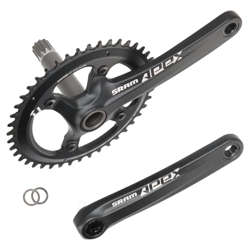 SRAM Apex 1 Kurbelgarnitur | 175 mm | 44 Zähne | GXP | 1x10-/1x11-fach | Rennrad, Gravel