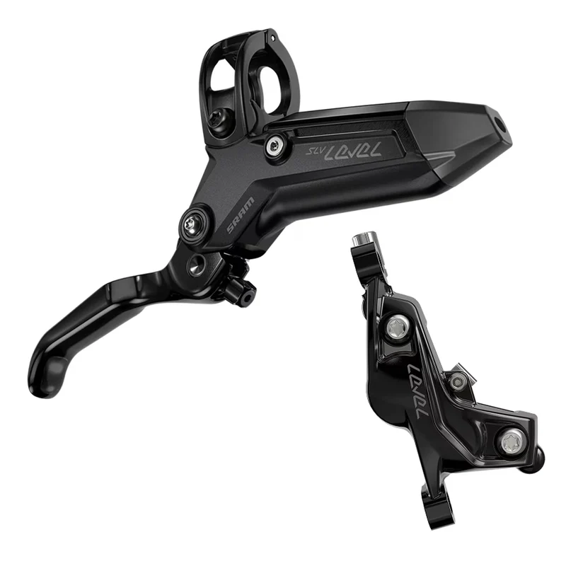 SRAM Level Silver Stealth Scheibenbremse hinten | 4-Kolben | 2000 mm Leitung | Postmount