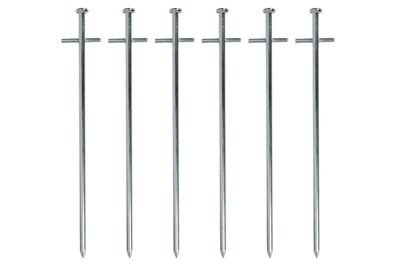 Zeltheringe für harten Boden 6-tlg. – Maße 23 x 6 cm, Anzahl 8 Stk., 6 cm