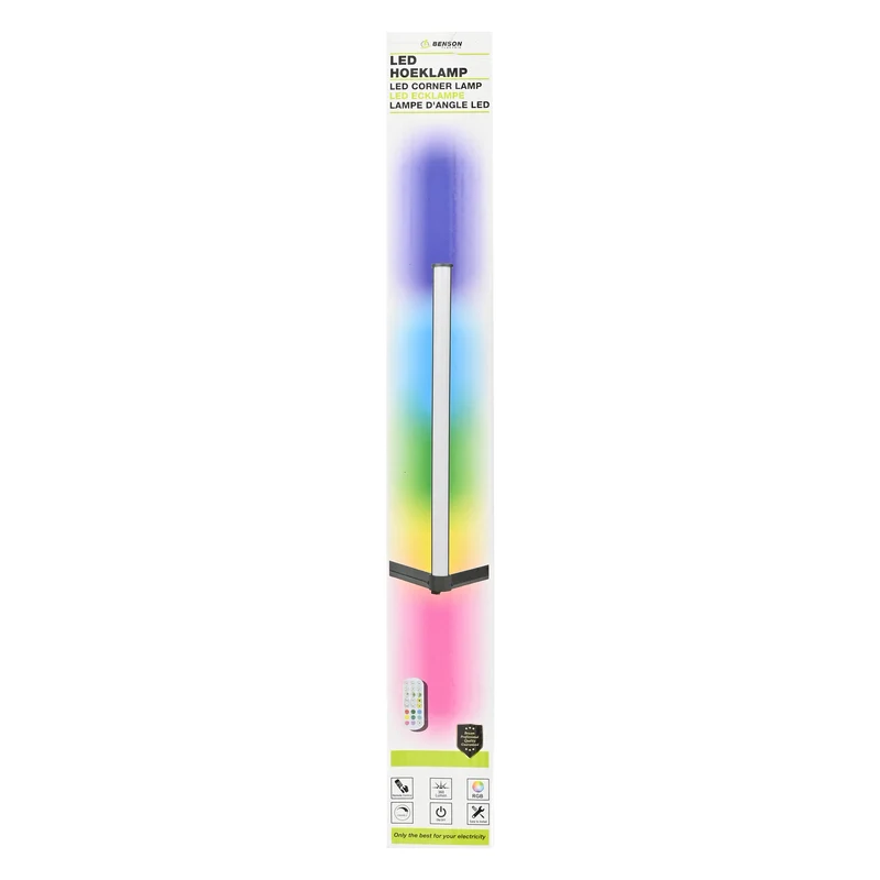 LED-Eckleuchte 40 cm – Helligkeit 360 lm, Farbe RGB, Länge 40 cm