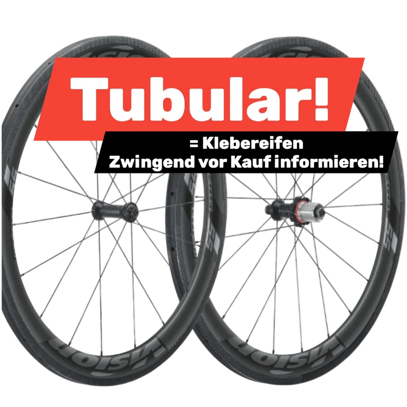 Vision Metron 55 SL Carbon Laufradsatz 28" | Felgenbremsen | Tubular Schlauchreifen KLEBEREIFEN! | Shimano HG