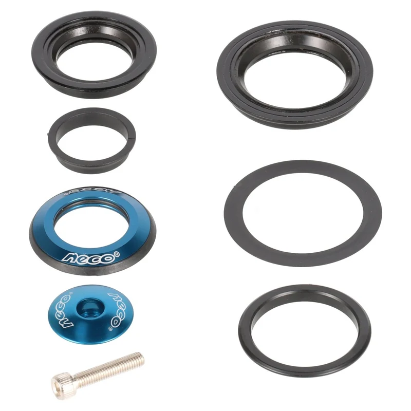 Neco Steuersatz H156C Tapered | 1 1/8" | ZS44/ZS55 | semi-integriert | Ahead | schwarz