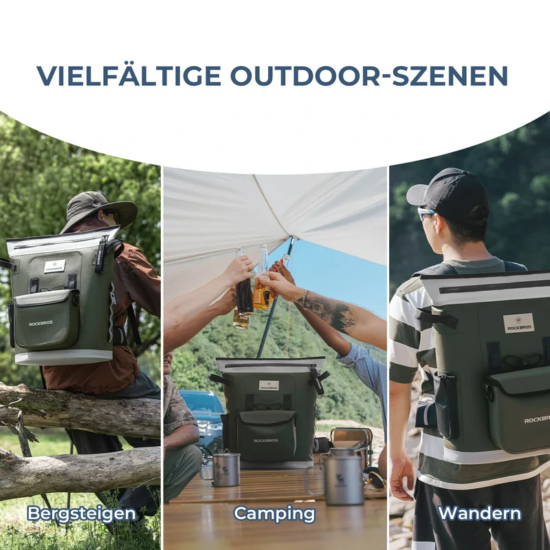 Kühltaschen 18L Groß 68h Kühl Tragbare
