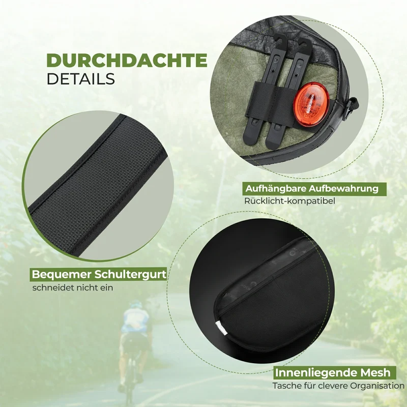 ROAD TO SKY Fahrrad-Lenkertasche 2.5L