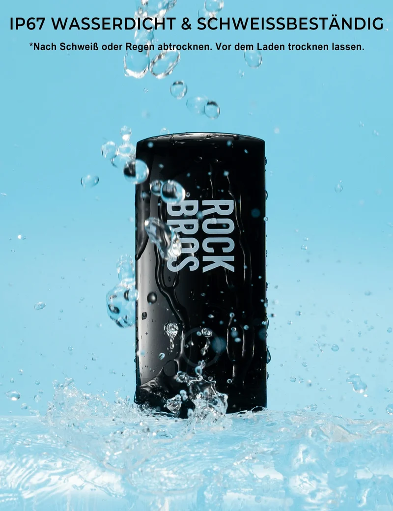 Herzfrequenzmesser Brustgurt Bluetooth & ANT+, IP67 Wasserdicht