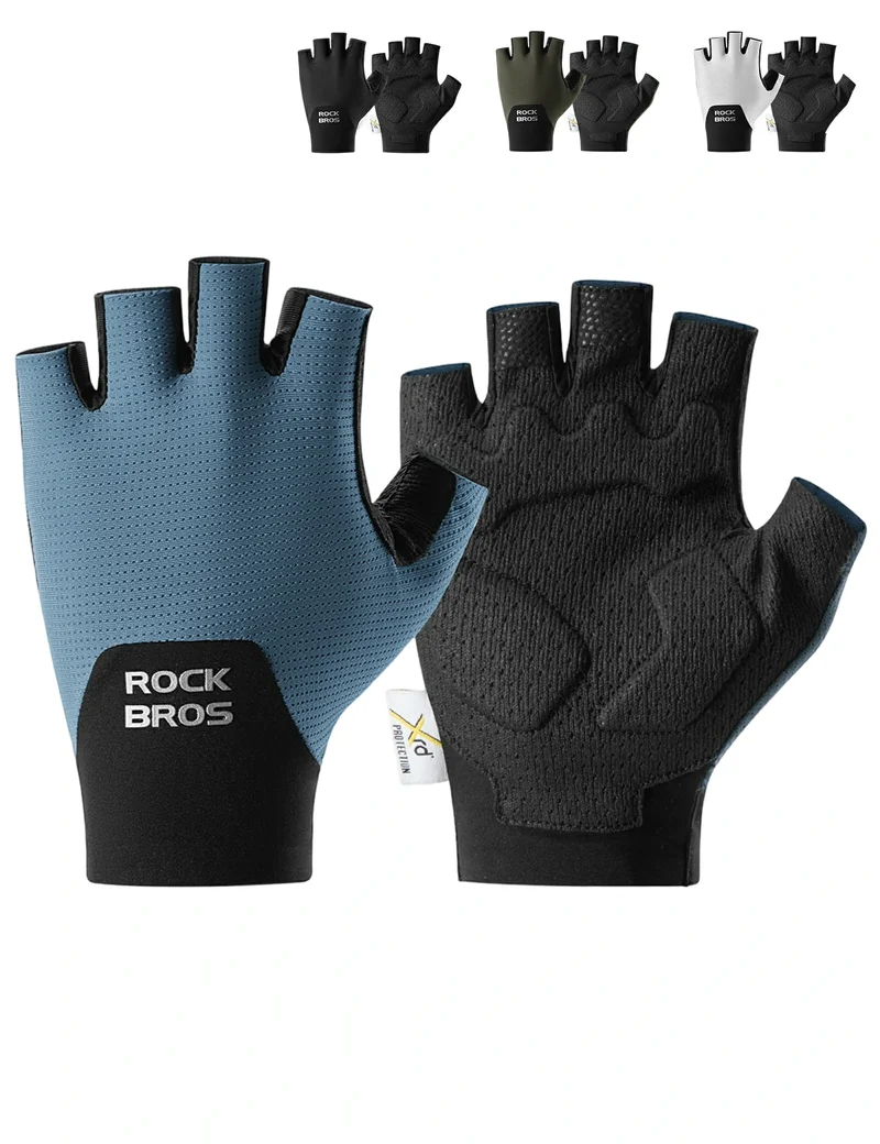 Halbfinger Fahrradhandschuhe mit PORON XRD Polster