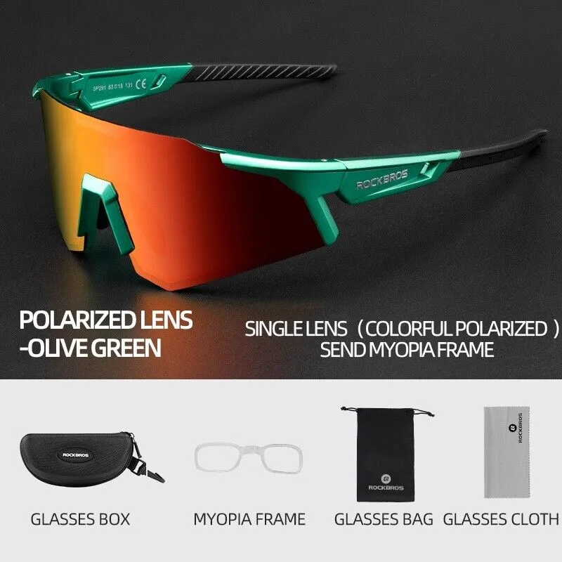 Fahrradbrille Polarisierte Sportbrille UV400