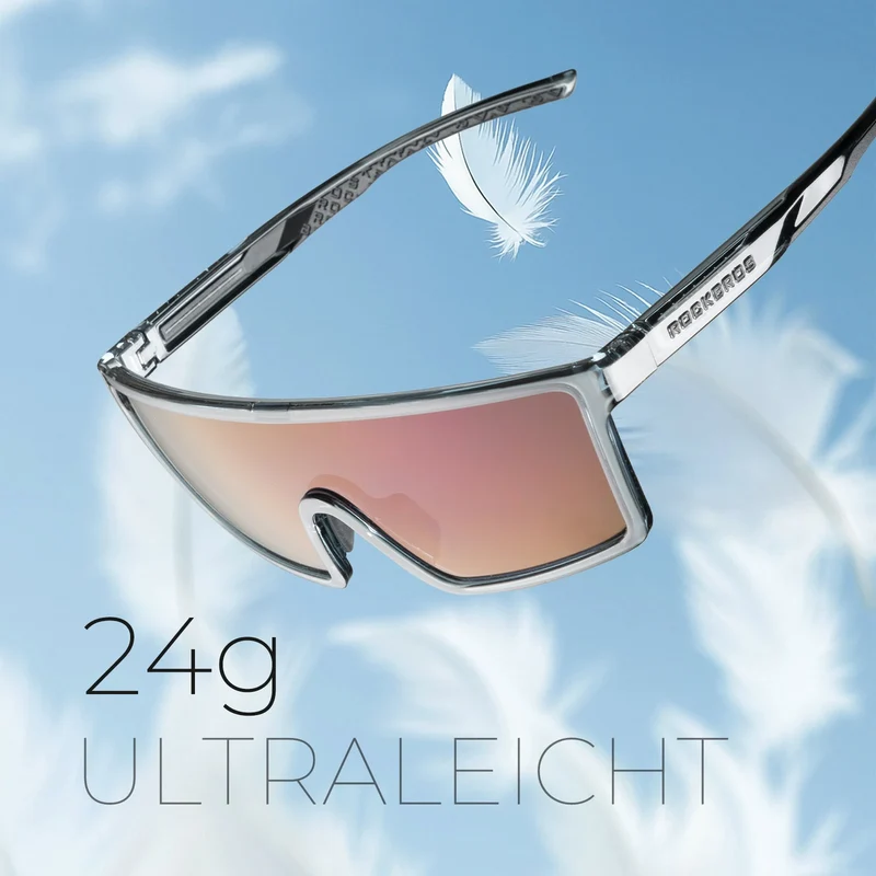 Polarisiert Fahrradbrille, UV400 mit TR90 Rahmen