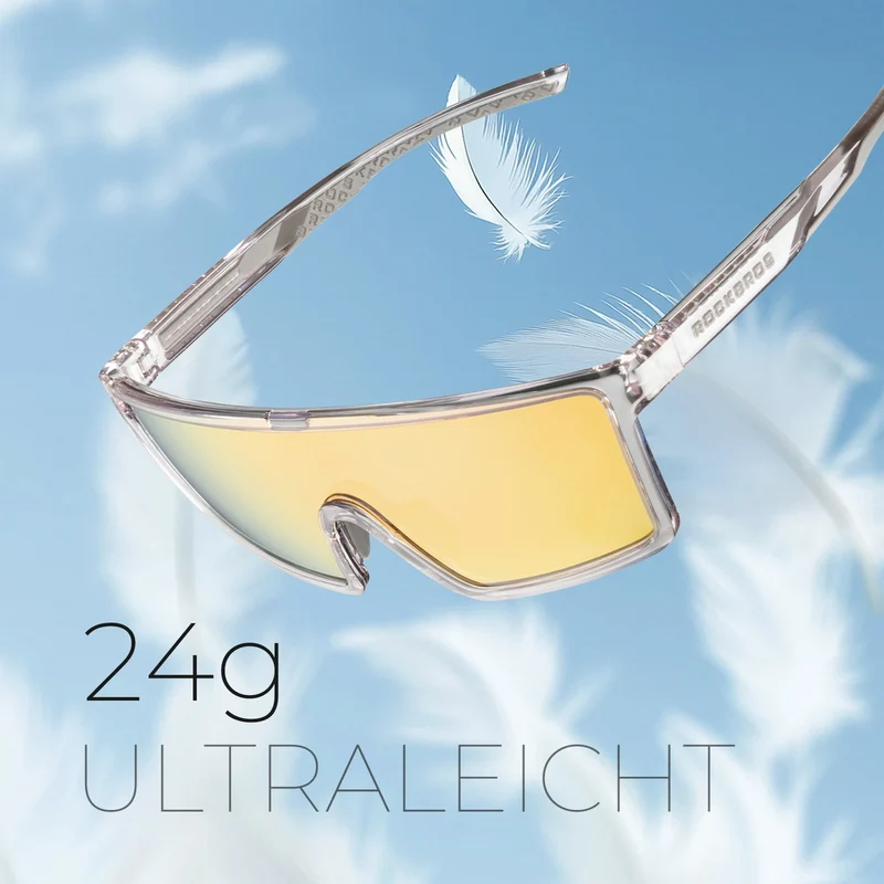 Polarisiert Fahrradbrille, UV400 mit TR90 Rahmen